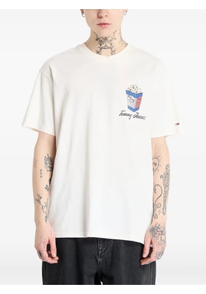 Tommy Jeans popcorn-print T-shirt - White