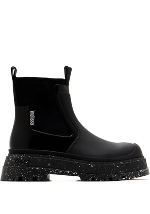 Melissa platform panelled boots - Black