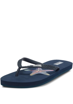Vilebrequin Disco Stars flip flops - Blue