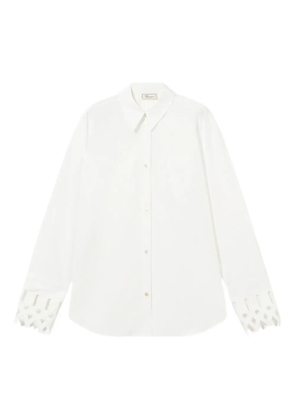 Blumarine dropped-shoulder shirt - White