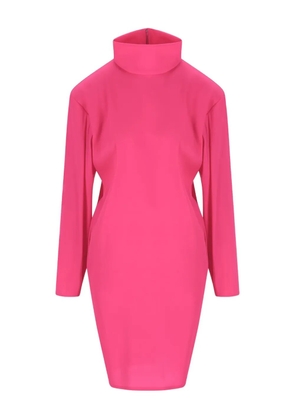 Saint Laurent high-neck midi dress - Pink