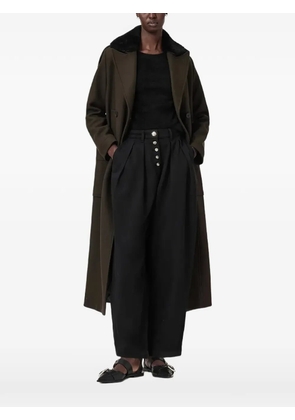 AllSaints Millie double-breasted coat - Green