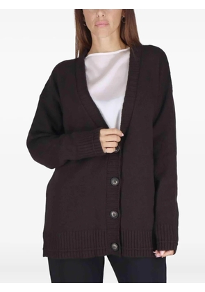 MALIPARMI button V-neck cardigan - Brown