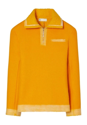 Tory Burch half-zip polo shirt - Orange