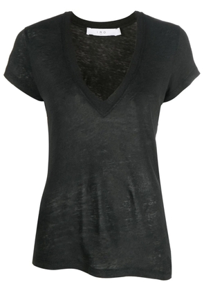 IRO V-neck short-sleeve T-shirt - Black