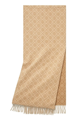 Tory Burch T Monogram scarf - Neutrals