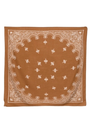 Destin patterned scarf - Brown