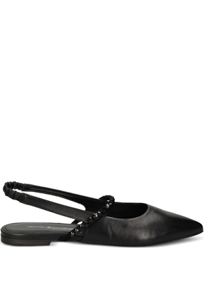 Kennel & Schmenger GRETA leather slingback ballerinas - Black