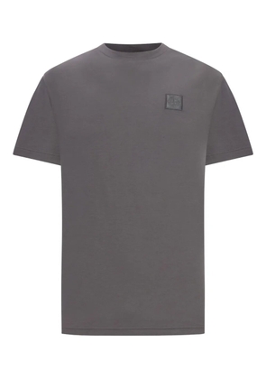 Stone Island crew-neck logo-patch T-shirt - Grey