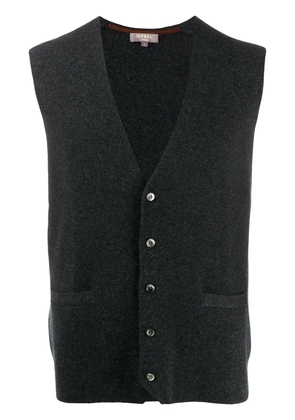 N.Peal Chelsea Milano waistcoat - Grey