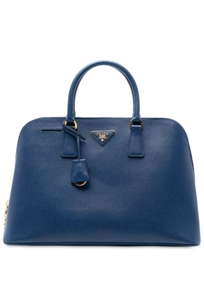 Prada Pre-Owned 2000-2025 Large Saffiano Lux Promenade satchel - Blue