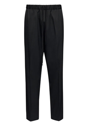 MM6 Maison Margiela drawstring cropped trousers - Black