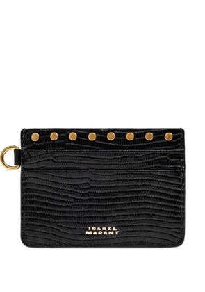 ISABEL MARANT studded card holder - Black
