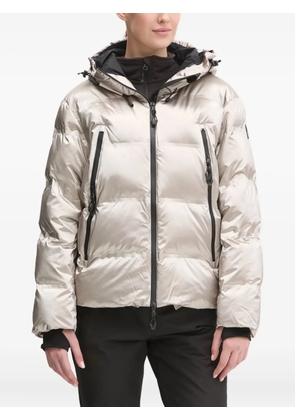 Ea7 Emporio Armani hooded ski jacket - Neutrals