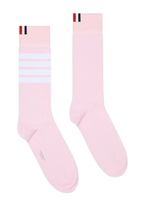 Thom Browne striped mid-calf socks - Pink