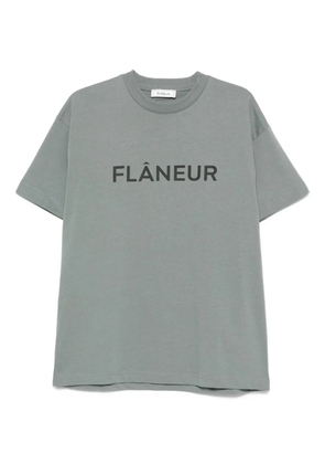 FLÂNEUR logo-print T-shirt - Green