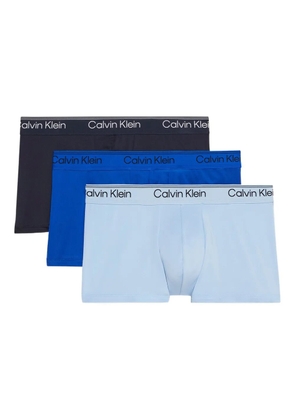 Calvin Klein Underwear logo-waistband boxers (pack of three) - Blue