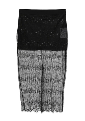 The Frankie Shop Alrose lace midi skirt - Black