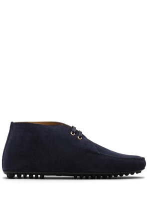 Car Shoe suede driving boots - Blue