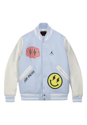 Jordan x J Balvin varsity bomber jacket - Blue