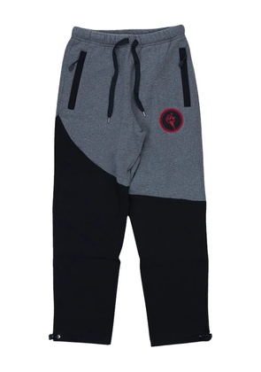 MAINS logo-patch sweatpants - Black