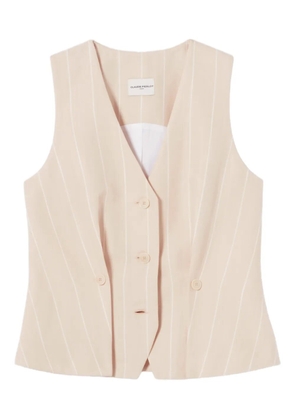 Claudie Pierlot V-neck waistcoat - Neutrals