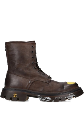Premiata lace-up brixton boots - Brown