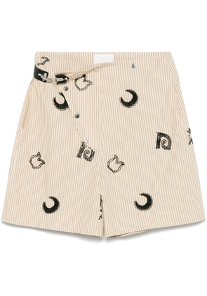 Nanushka Mikos shorts - Brown