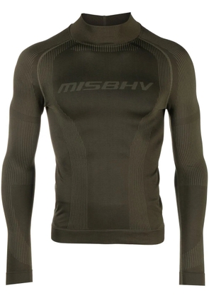 MISBHV logo-print slim-cut T-shirt - Green