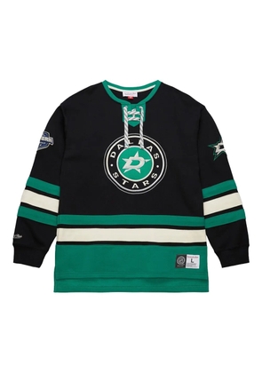 Mitchell & Ness lace-up logo sweatshirt - Black