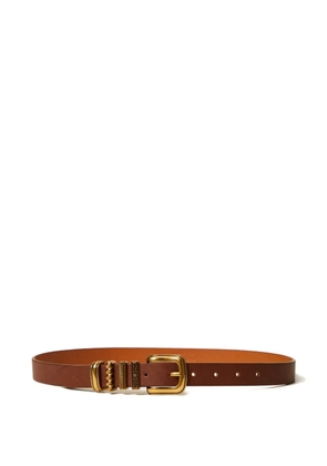 TWINSET buckle leather belt - Brown