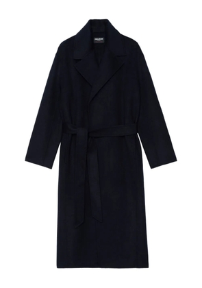 Zadig&Voltaire Meli belted coat - Blue
