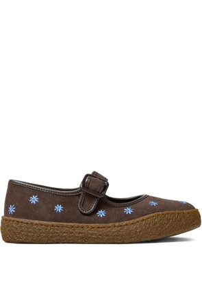 Camper Peu Terreno floral buckle ballet flats - Brown
