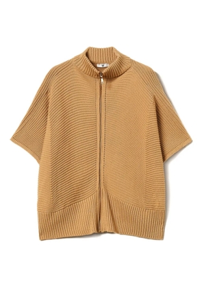 TWINSET knitted cape - Brown