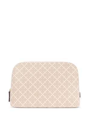 By Malene Birger geometric-pattern make up bag - Neutrals