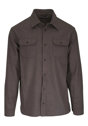 Paul & Shark flap-pocket shirt - Brown