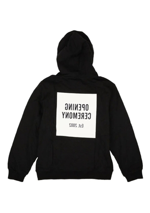 Opening Ceremony box-logo hoodie - Black