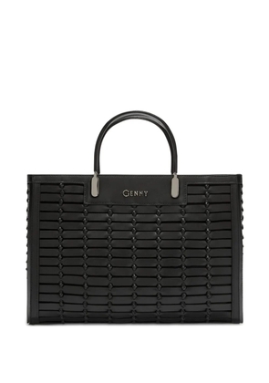Genny Medium Genny leather tote bag - Black