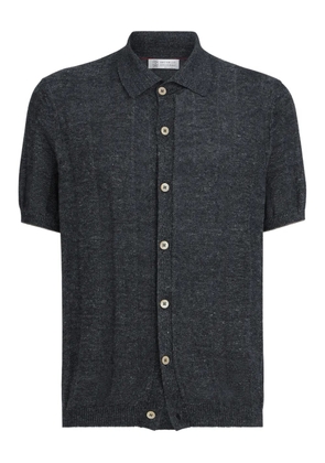 Brunello Cucinelli short-sleeve cardigan - Grey