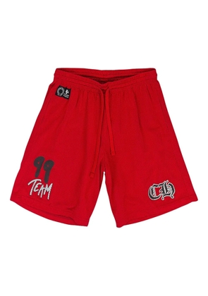 Chrome Hearts Matty Boy Team track shorts - Red
