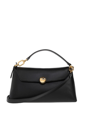 Furla mini Sfera turnlock leather tote bag - Black