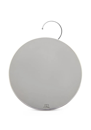 Courrèges round-frame earrings - Silver