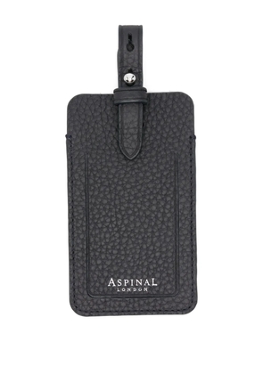 Aspinal Of London leather tag - Blue