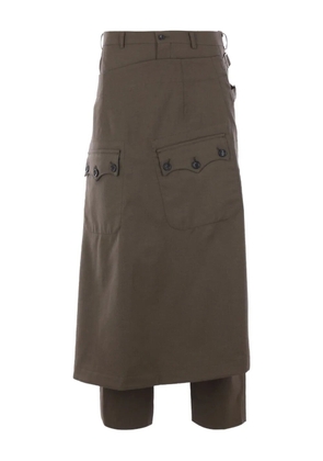 Comme des Garçons Homme Plus wrap-detail trousers - Brown