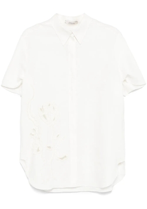 Dorothee Schumacher floral-embroidery shirt - White