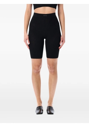 FEAR OF GOD ESSENTIALS waffle shorts - Black