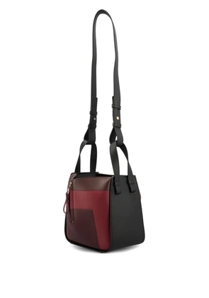 LOEWE x Albers Hammock panelled leather tote bag - Black