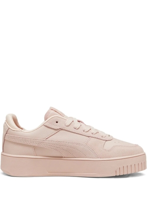 PUMA lace-up plataform sneakers - Pink