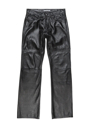 Acne Studios lamb leather trousers - Black