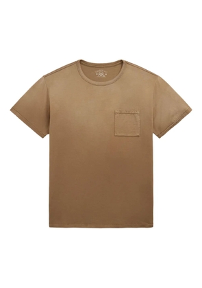 Ralph Lauren RRL faded-effect cotton T-shirt - Brown